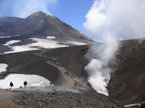 walking on Etna by Nikater